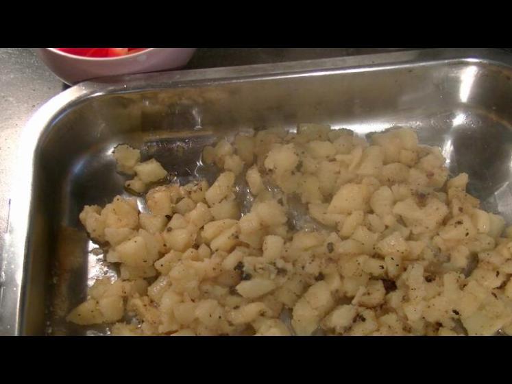 Kartoffelstücke_Edelstahlgefäß